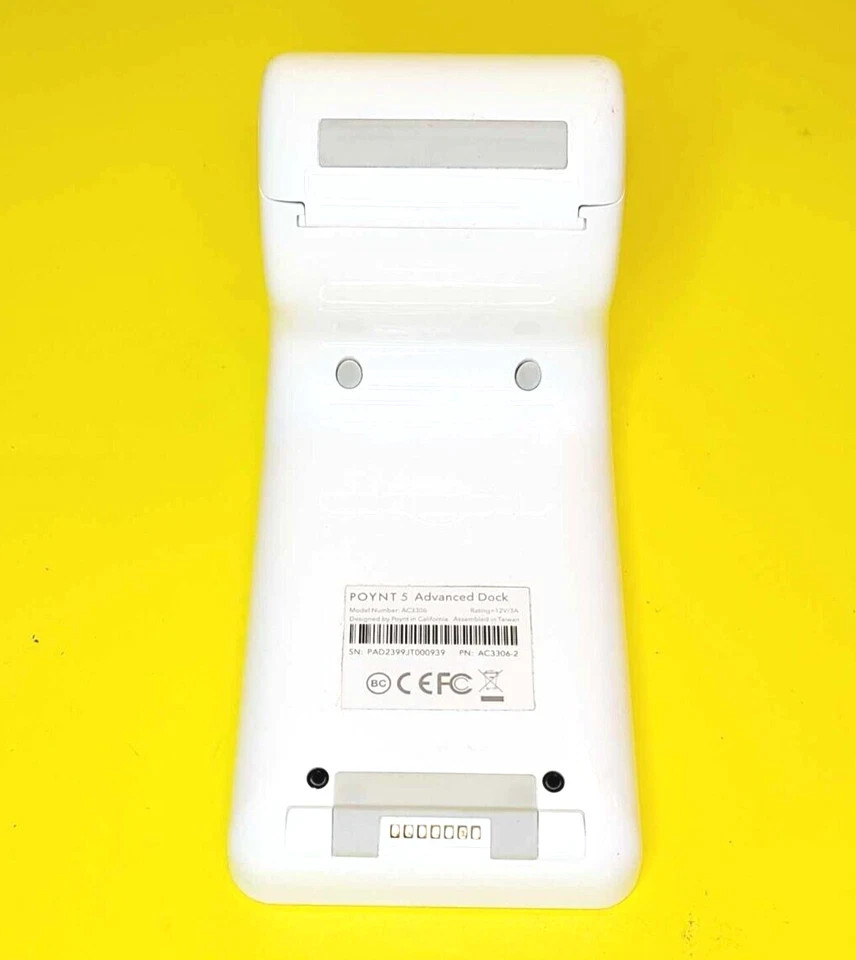 POYNT 5 ADVANCED DOCK AC3306 CASE POWER SLEEVE FOR SMART TERMINAL CREDIT CARD