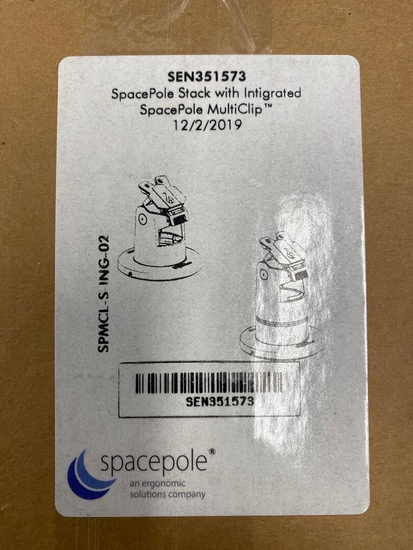 Ingenico SEN351573 SpacePole Stack with Integrated SpacePole Multiclip New