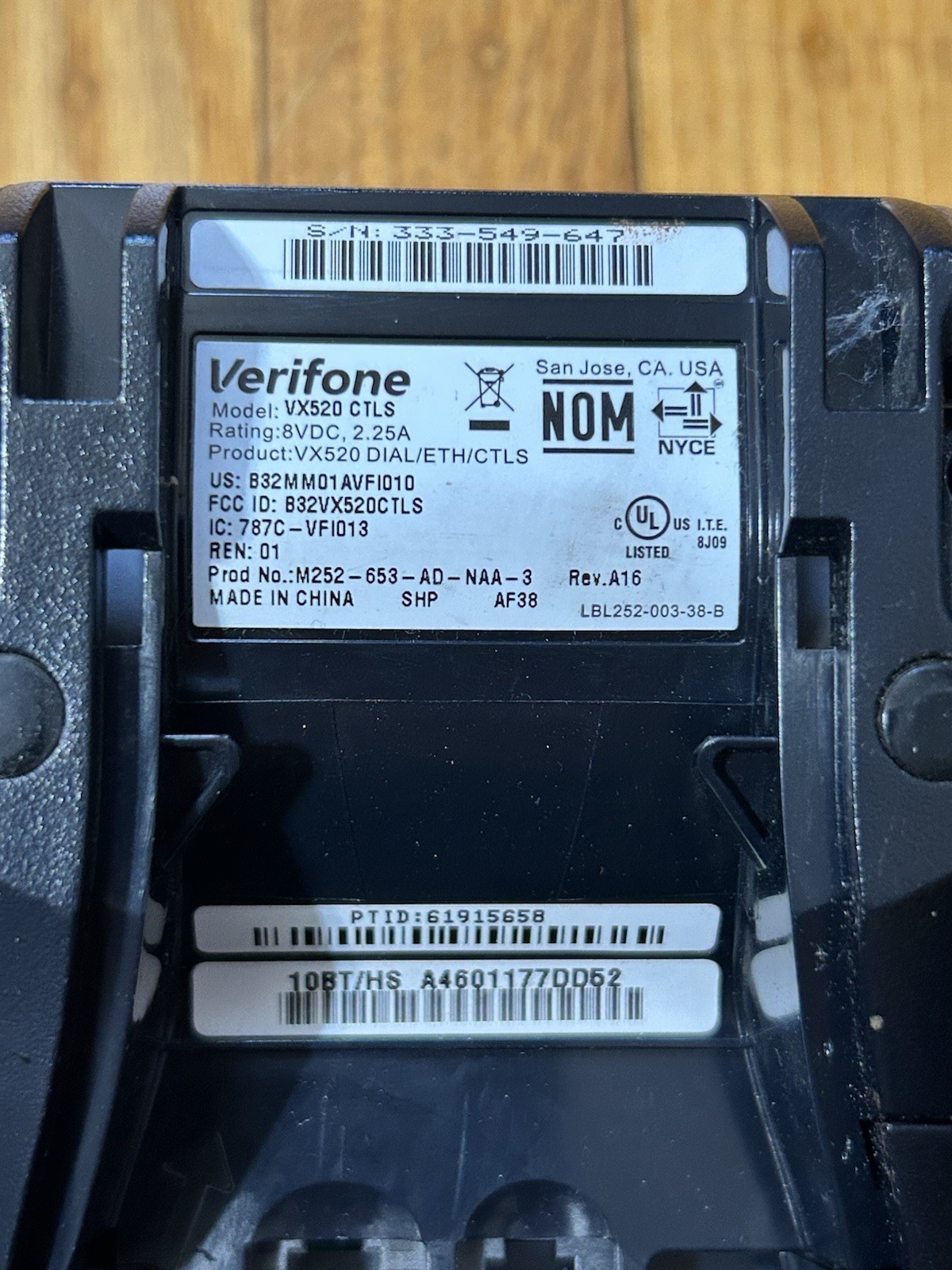 Verifone VX520 VX 520 Credit Card Machine Terminal Reader