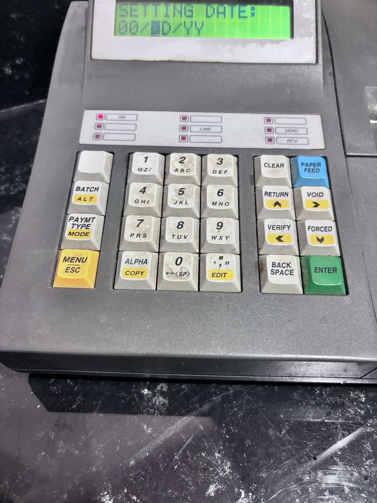 Vintage Lipman NURIT 2060 SL POS EDC Credit Card Terminal 065-001-001 Powers On