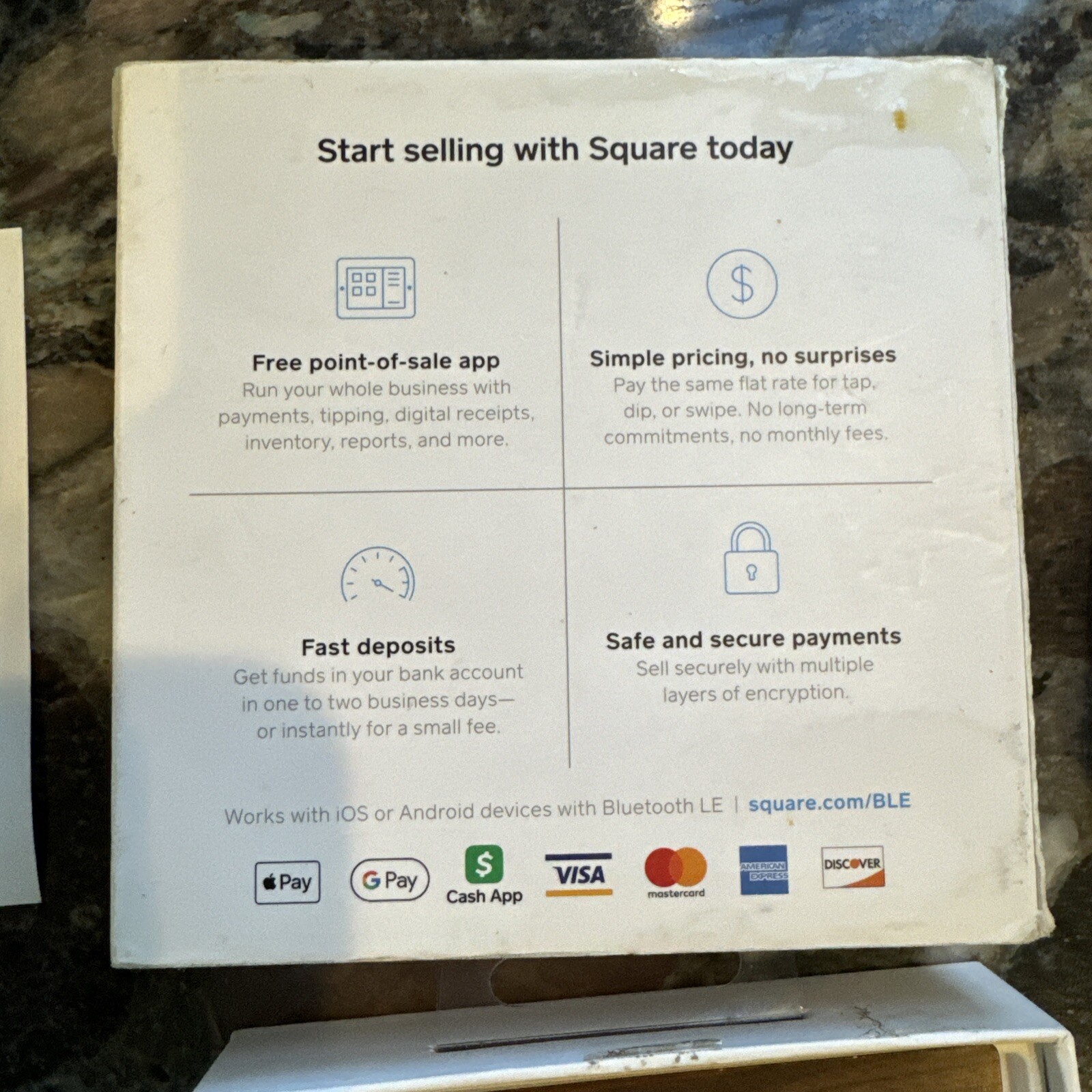 Apple Square Reader For Contactless + Chip Magstripe A-SKU-0485