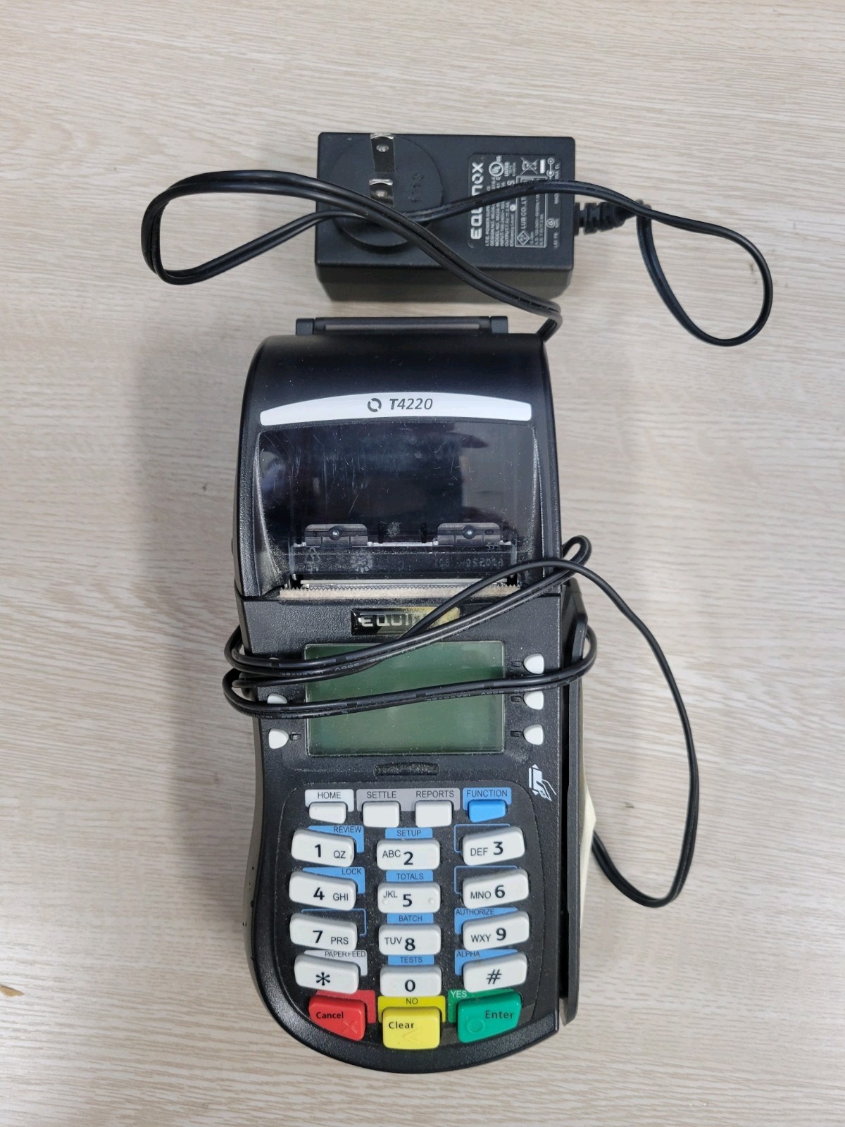 Hypercom Optimum T4220 Credit Card Terminal with AC
