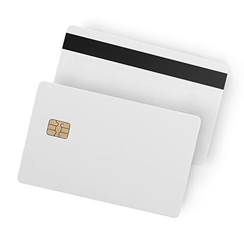 100 Pack SLE4442 Chip Cards Hi-Co Magnetic Stripe PVC – Blank ID Cards