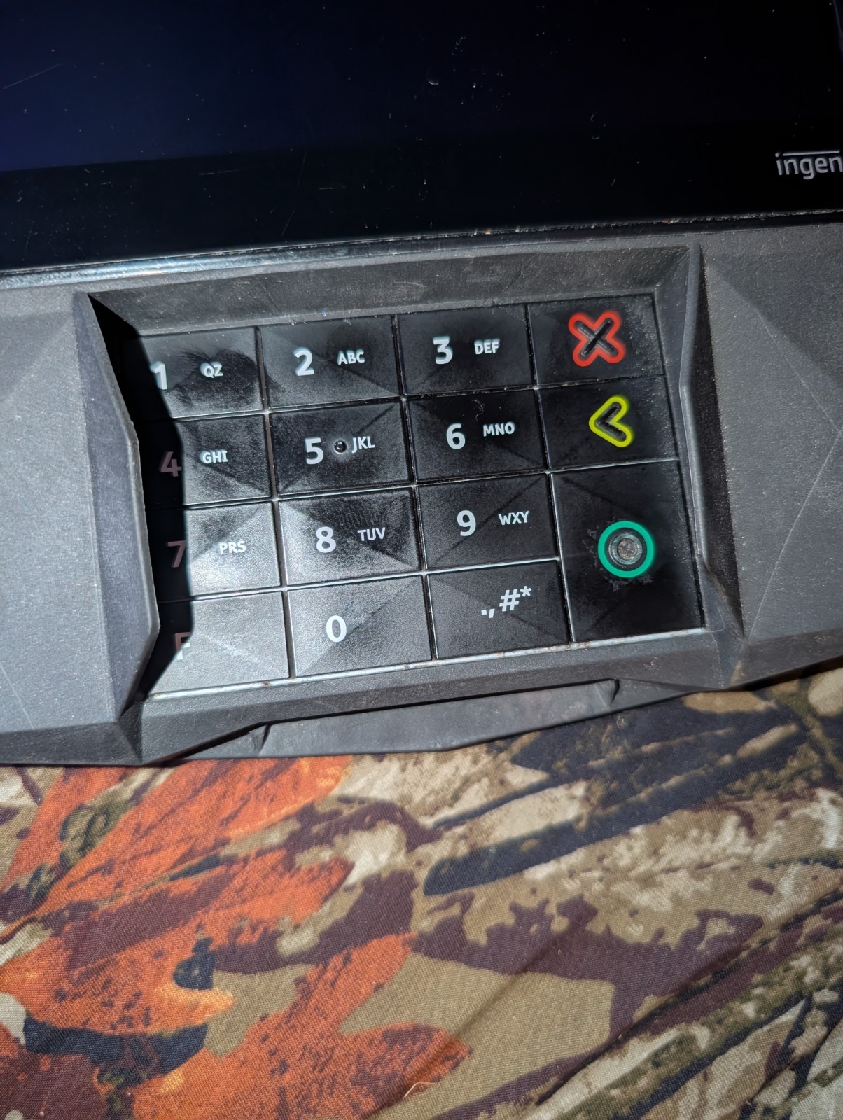 Ingenico Lane 8000 Payment Terminal Card Reader – UNTESTED