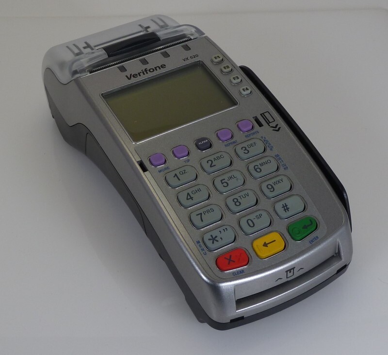 VERIFONE VX520 CREDIT / DEBIT CARD POS TERMINAL – UNIT ONLY