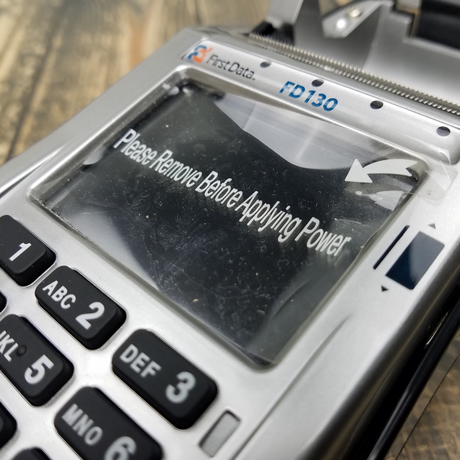 First Data FD130 Credit Card Terminal in BOX with Adapter and Paper + BOX