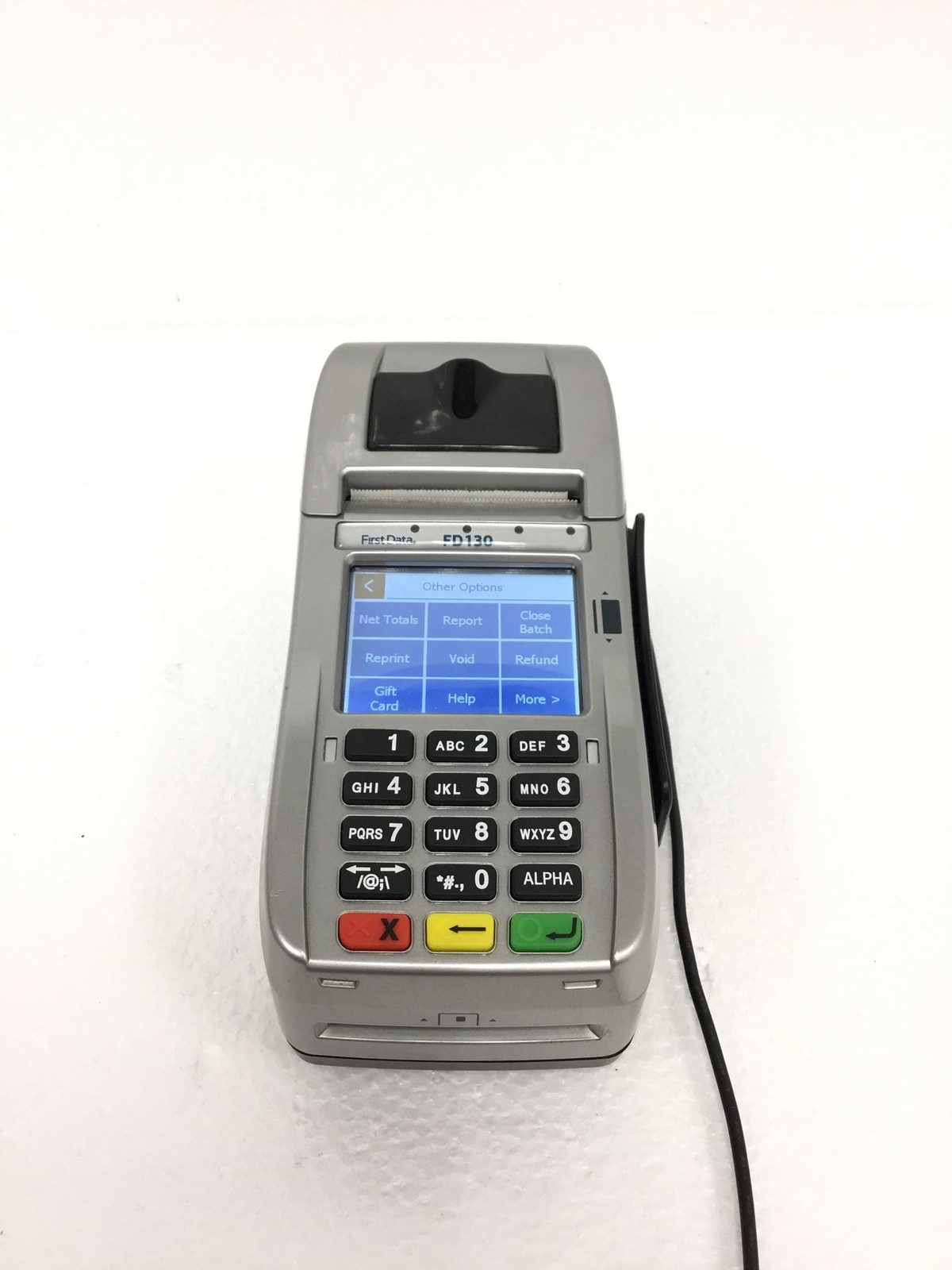 2x FIRST DATA FD130 Credit Card Terminal Chip Reader No Ac Adapter WORKING QTY