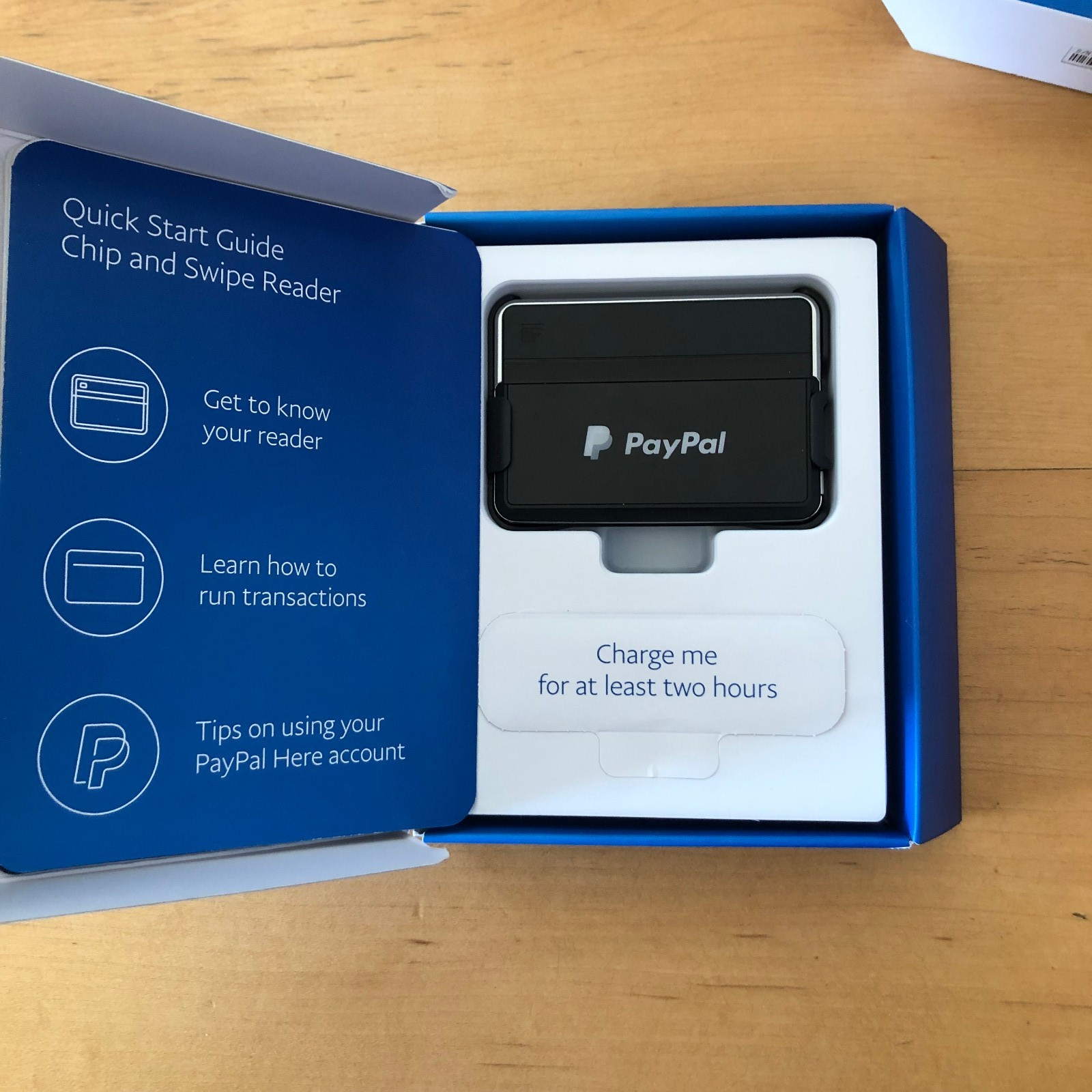PayPal HERE Chip and Swipe Reader, PCSUSDCRT, Black Brand New in Box Free Ship