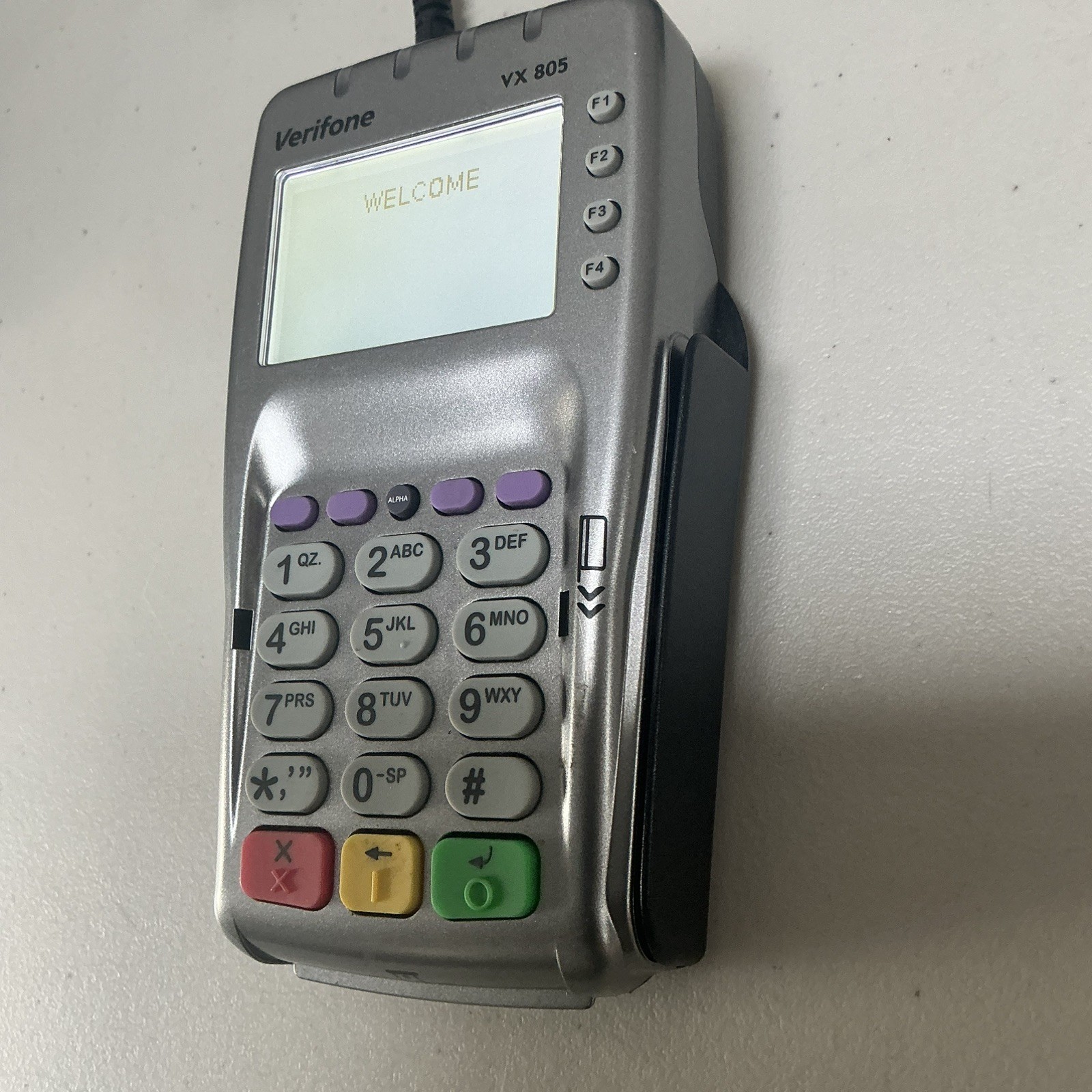 Verifone VX-805 Card Reader 160mb Keypad clean working USB