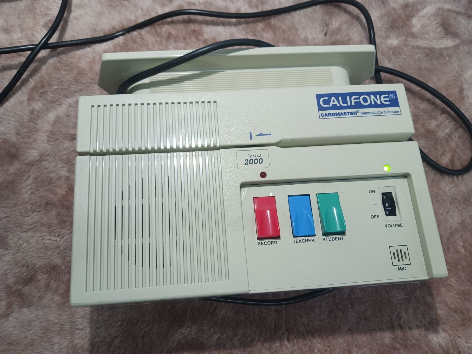 Califone Series 2000 Magnetic Card Reader, Model: 2010