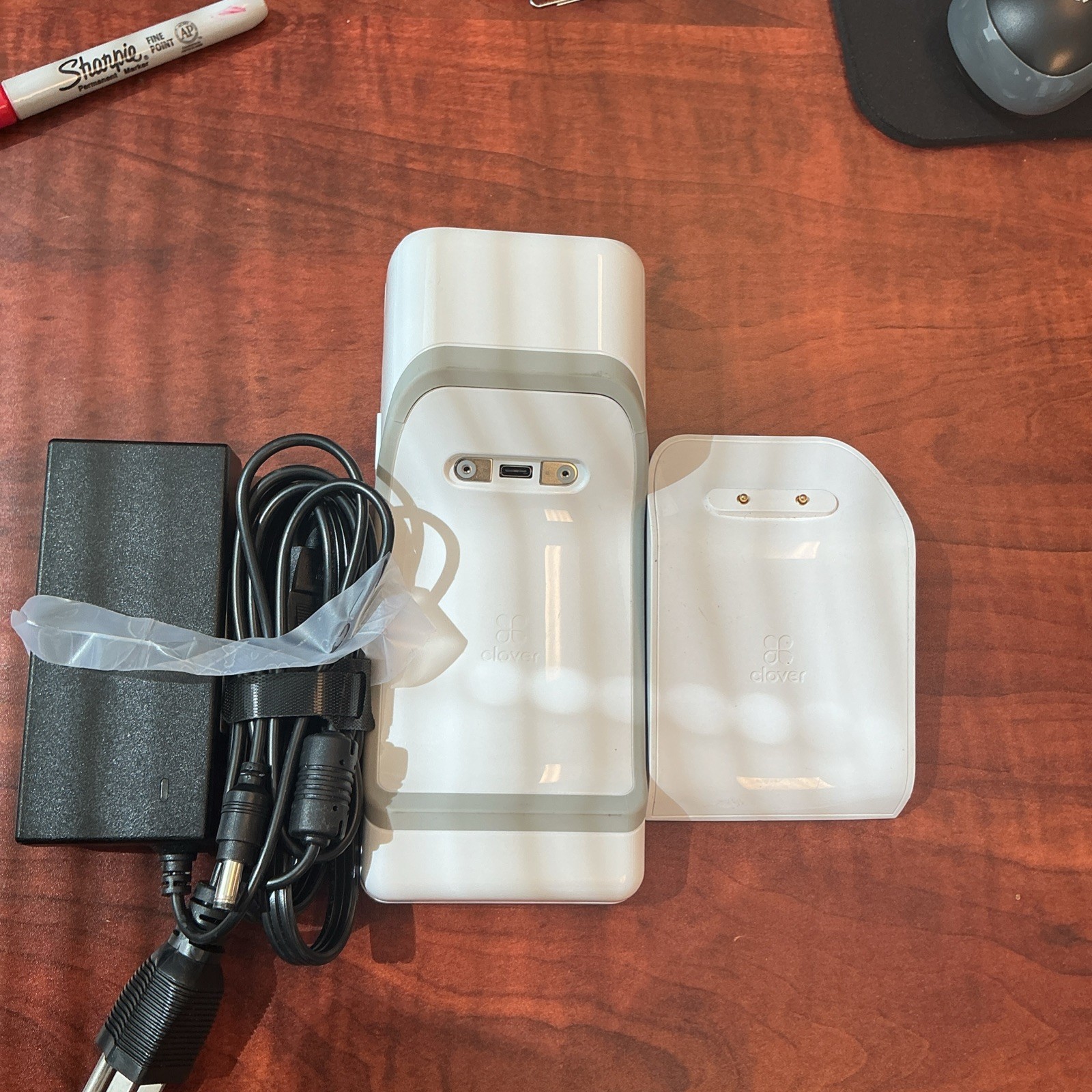 Clover Flex Demo POS Terminal W/ Charger & Charging Base – Battery Issue