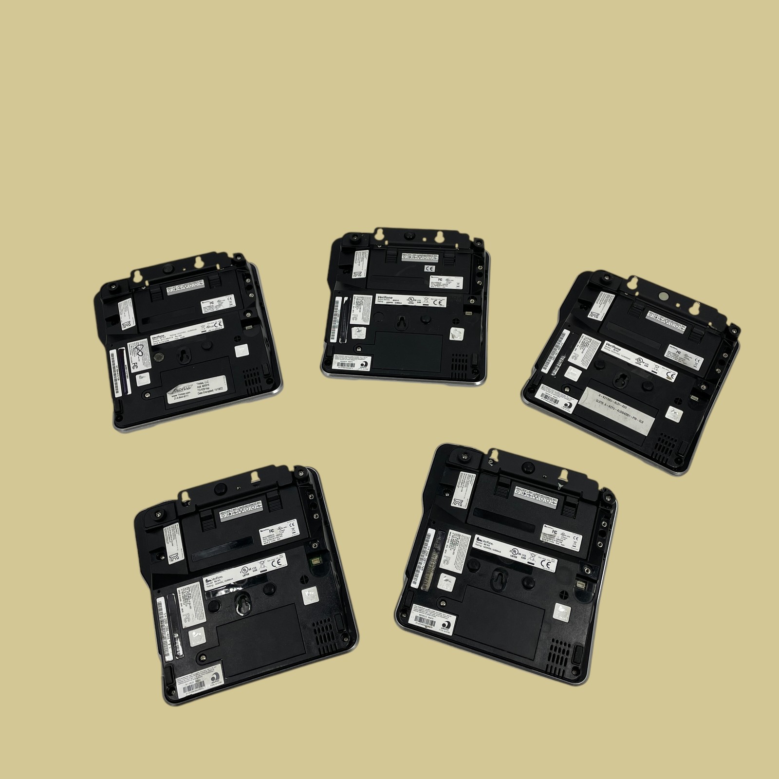 LOT OF 5 VeriFone Credit Card Terminal Model MX915 Terminal Machine #L8585