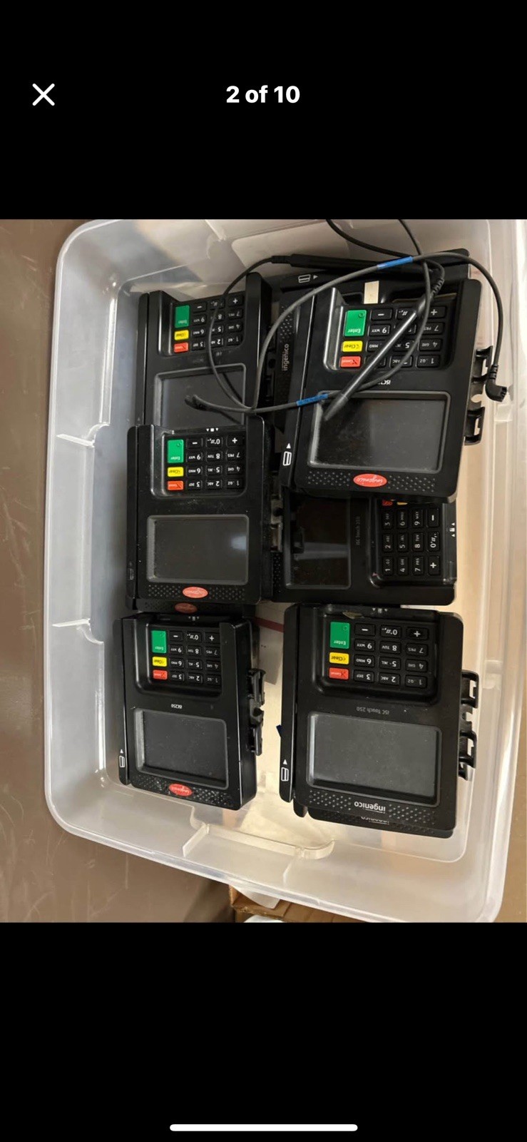 Ingenico iSC Touch 250 Payment Terminals Untested, 29 Of 39Machines Hve Stylist