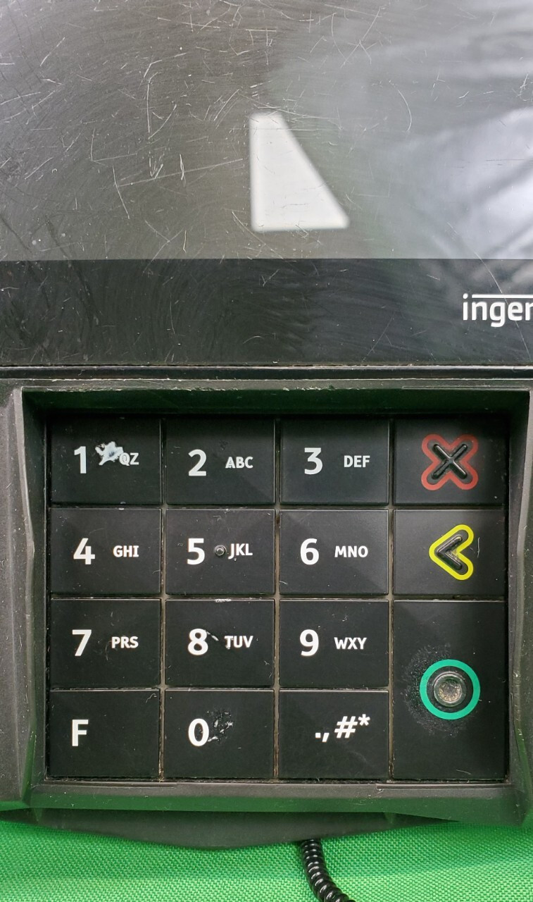 *AS IS* LOT OF 5 Ingenico Lane 7000 Credit Card Terminal
