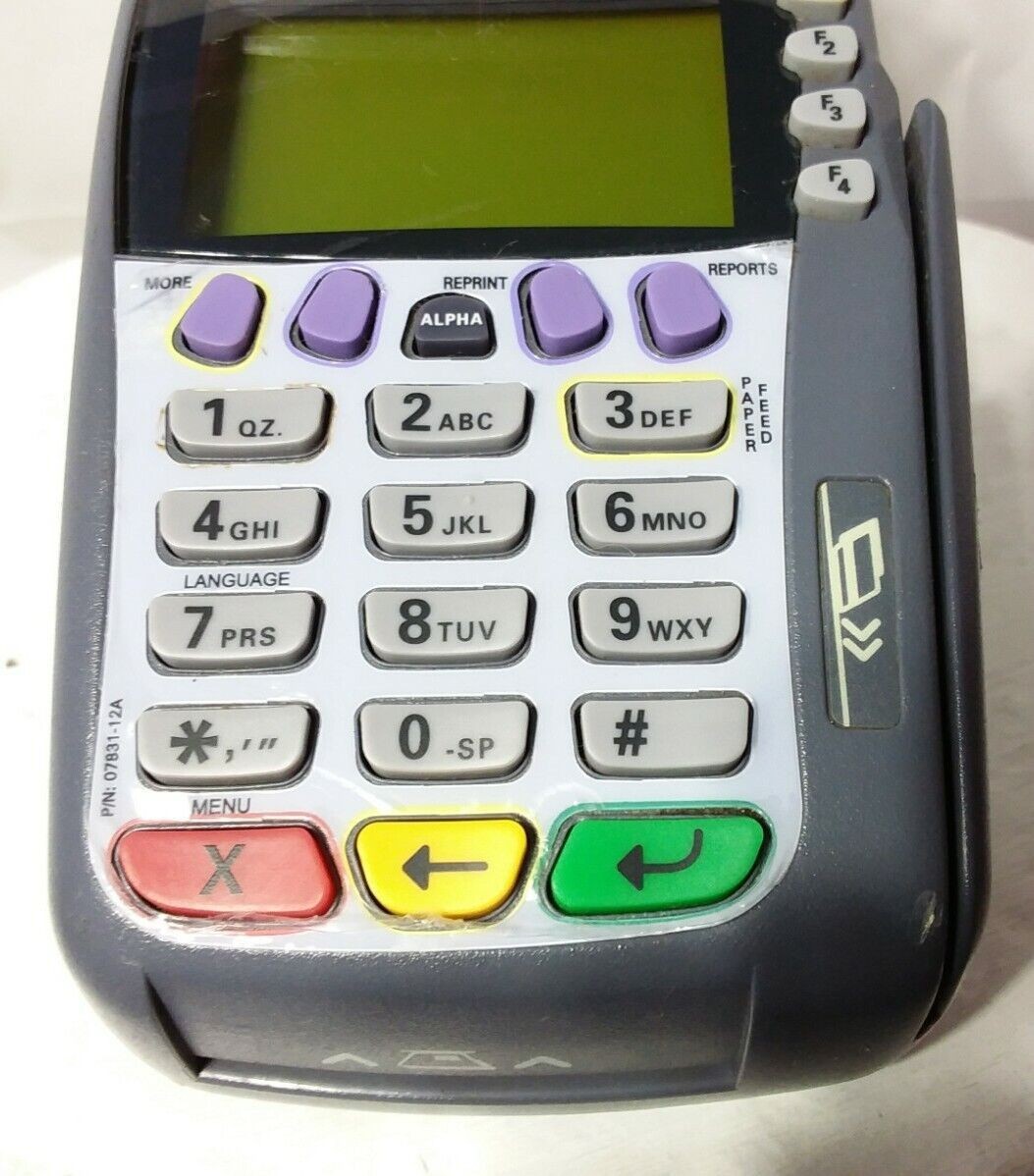 Verifone Omni 3740 POS Credit Card Terminal Payment Processor Countertop Tested