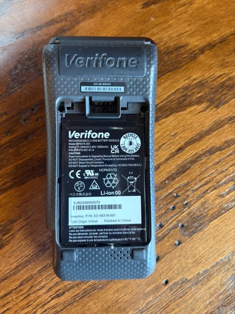 Verifone V400M Payment Machines/ Debit/Credit Card Terminal with Chargers