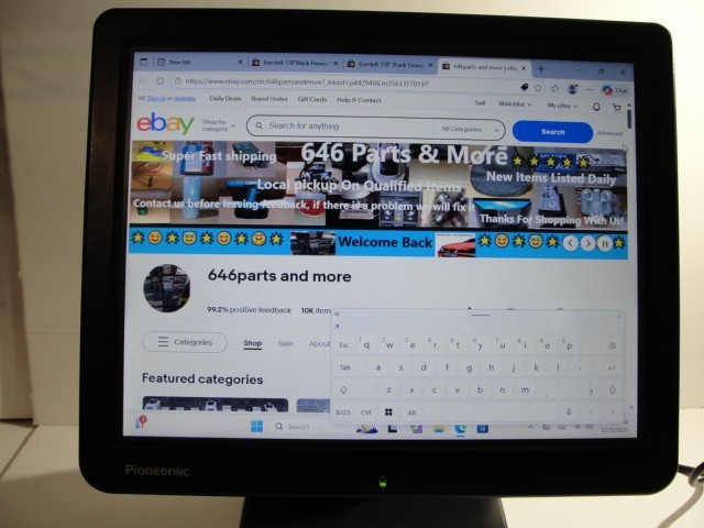 Pioneer Asterix-X5 POS Point of Sale 15″ Terminal with Windows 11 Enterprise