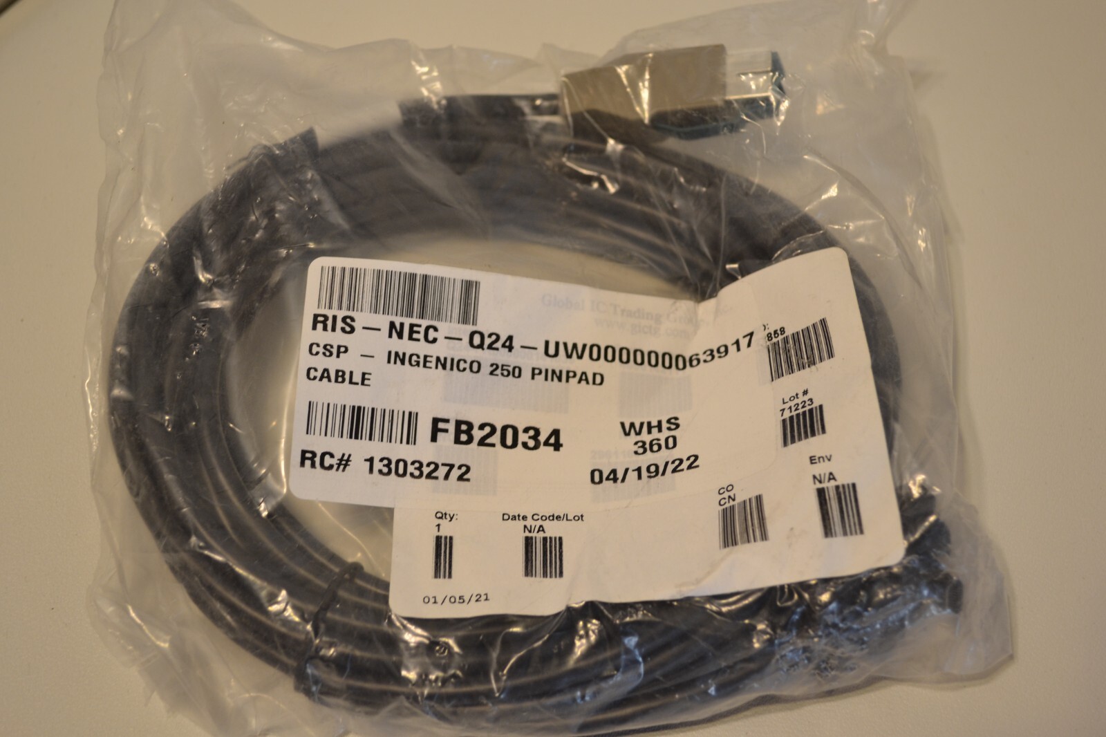 Ingenico 250 Pinpad Cable IRS-NEC-Q24
