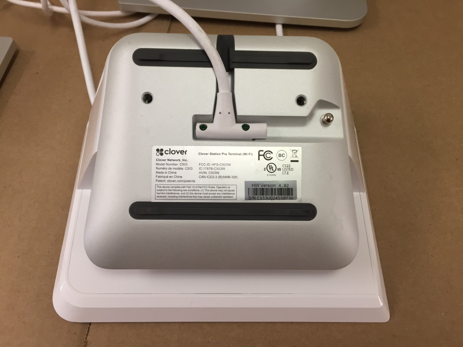 Clover Station Pro S503 C503 P500 H500 POS System Display Terminal Printer PSU