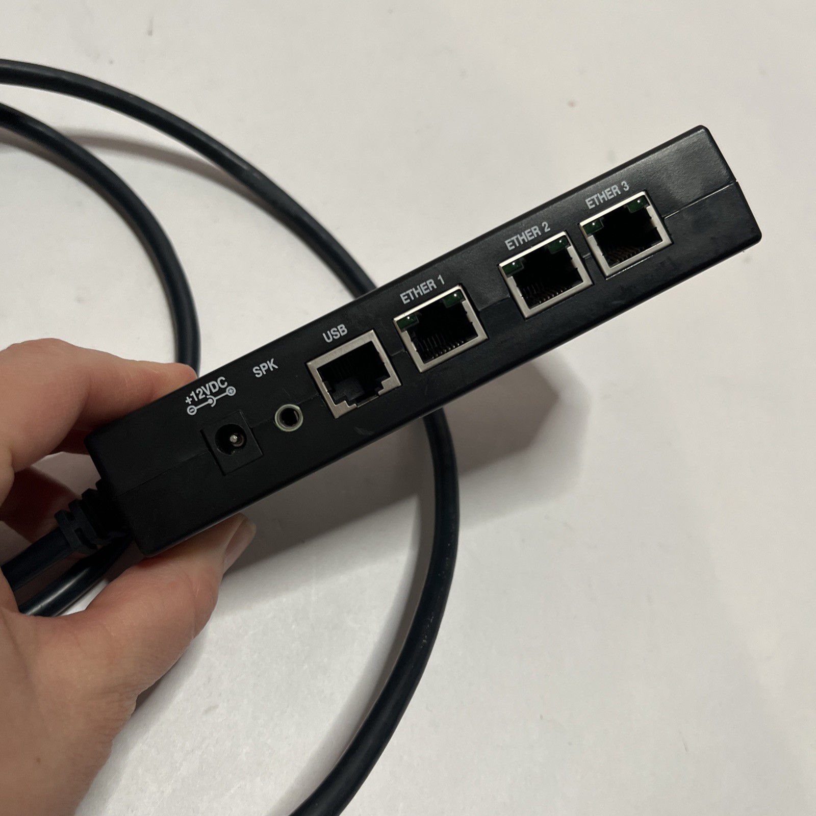 Verifone 24173-02-R Purple Multiport Ethernet Switch Cable with AC Adapter (M1)