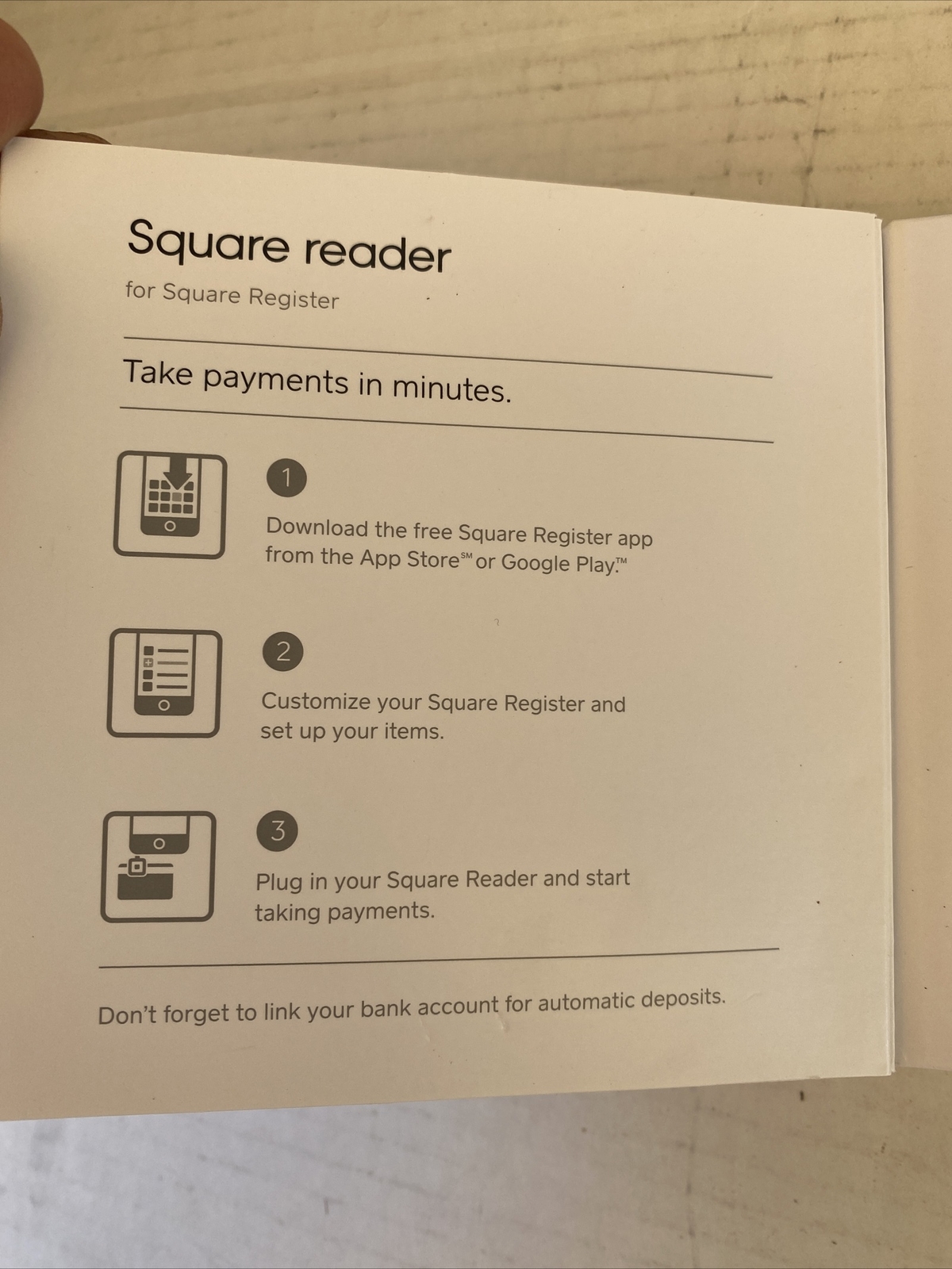 NEW! Square Credit Card Reader + $10 Credit Apple iPhone iPad Android