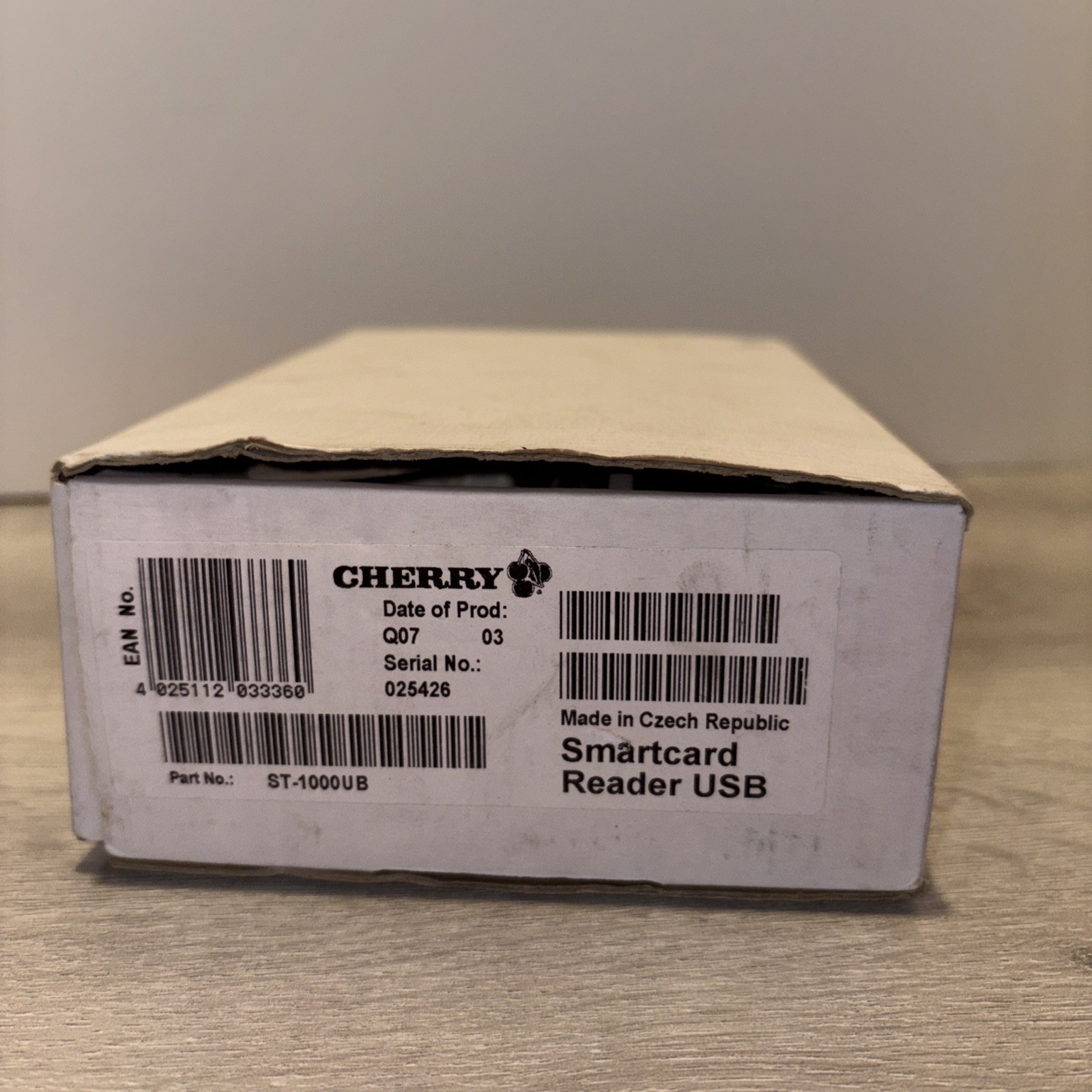 Cherry ST-1000UB USB Smart Card Reader New, Open Box