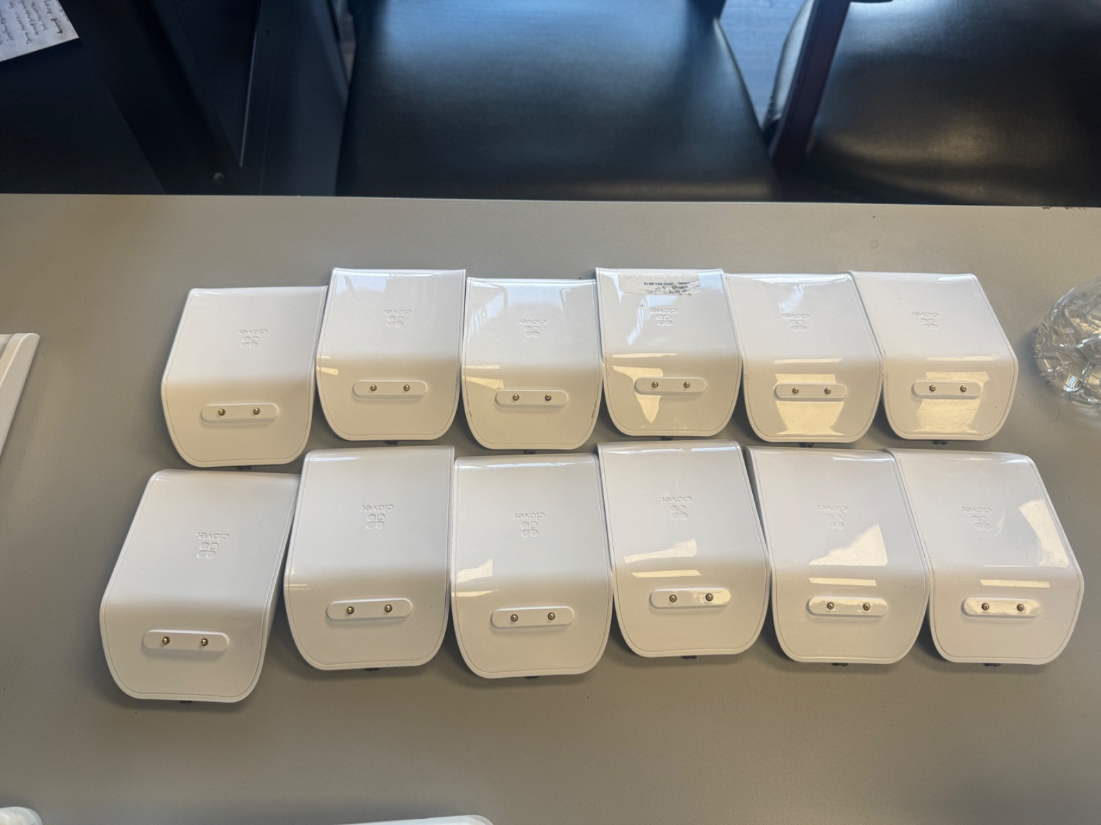 Lot of 12 Clover Flex POS Handheld Terminal Model C403 + Docks & Chargers