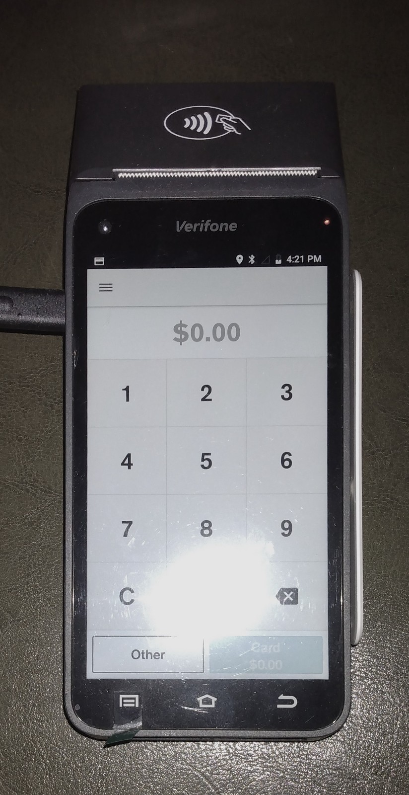Verifone Model T650P Credit Card Terminal POS Device