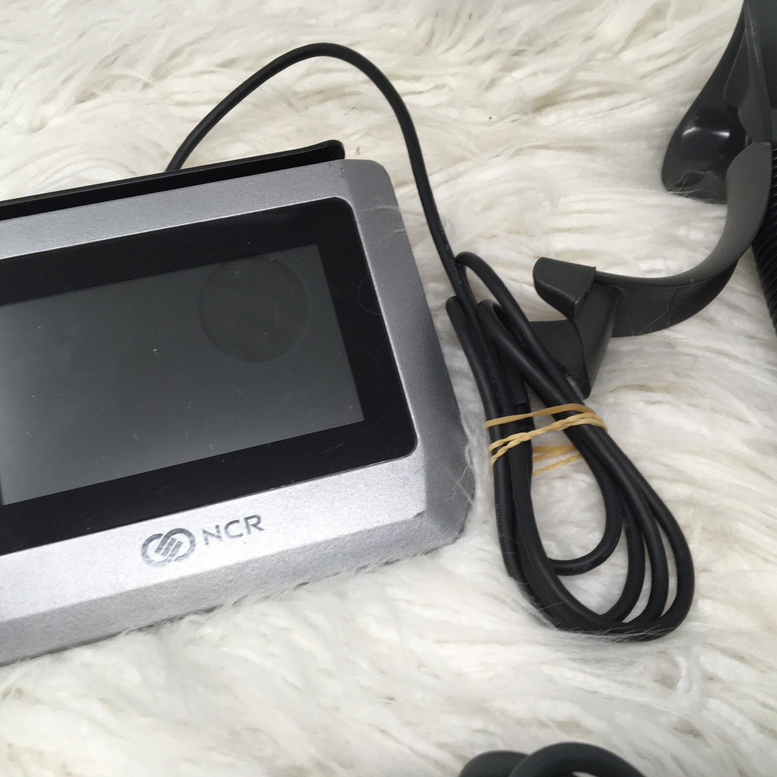NCR Credit Card Swiper Reader 5938 And Hand Held Bar Code Reader LS2208