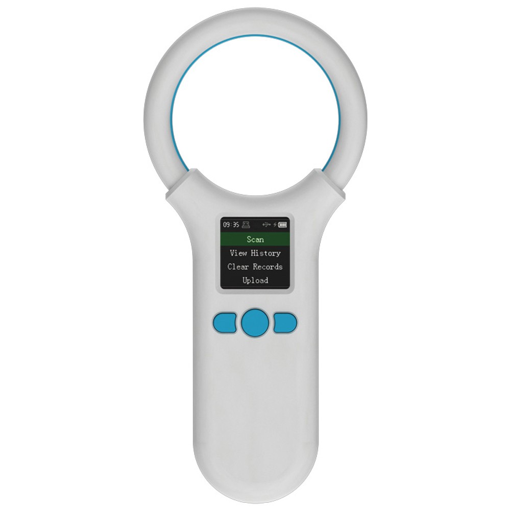 Handheld Portable Animal Chip Scanner 1.4inch TFT LCD Display Chip Reader UGHL
