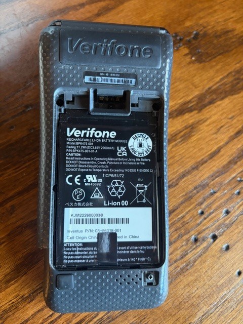 Verifone V400M Payment Machines/ Debit/Credit Card Terminal with Chargers