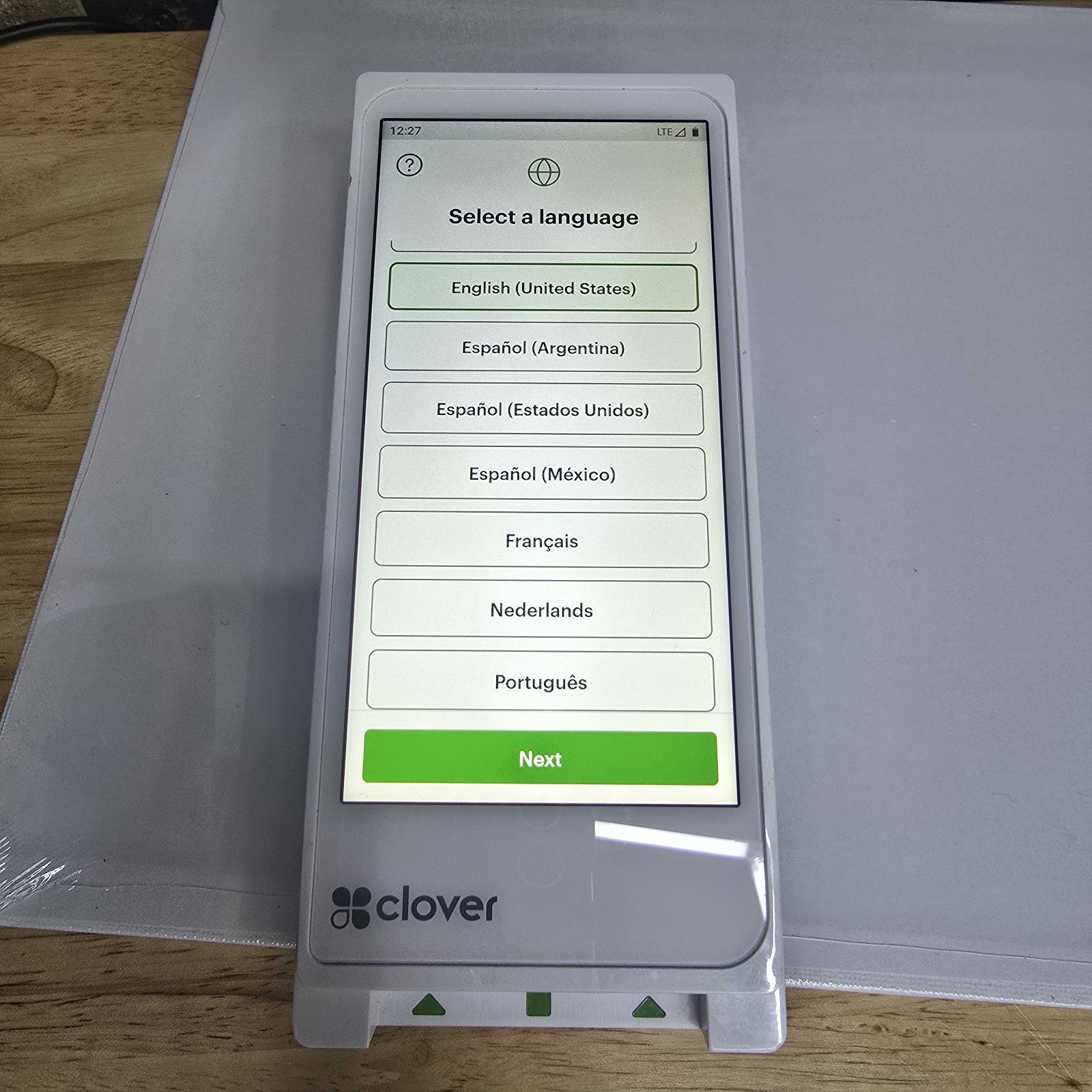Clover Flex C405 Handheld POS Management System w/ Receipt + Scanner