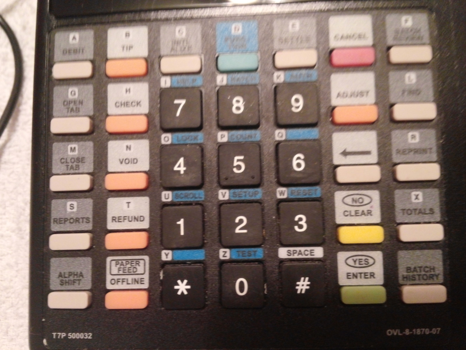 Hypercom T7PLUS Terminal 500032 C.C machine