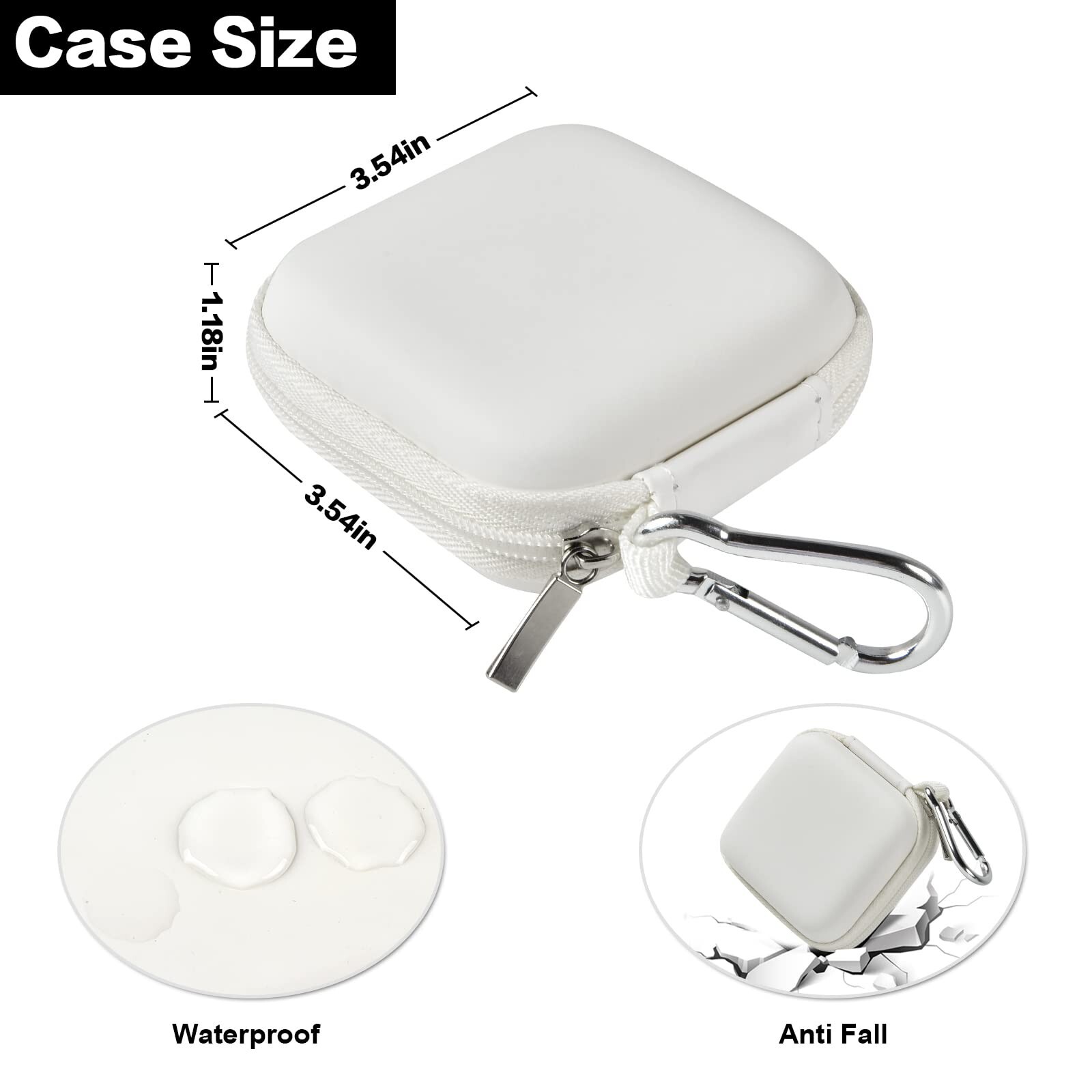Chip Card Reader Scanner Case, Hard Carrying Bag Holder Fits Square A-SKU-048…