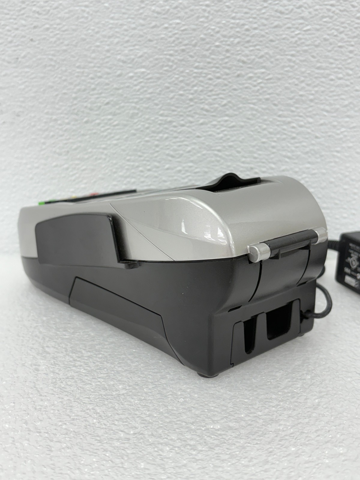 Pre Owned | First Data FD130 POS Credit Card Terminal with Power Adapter -Silver