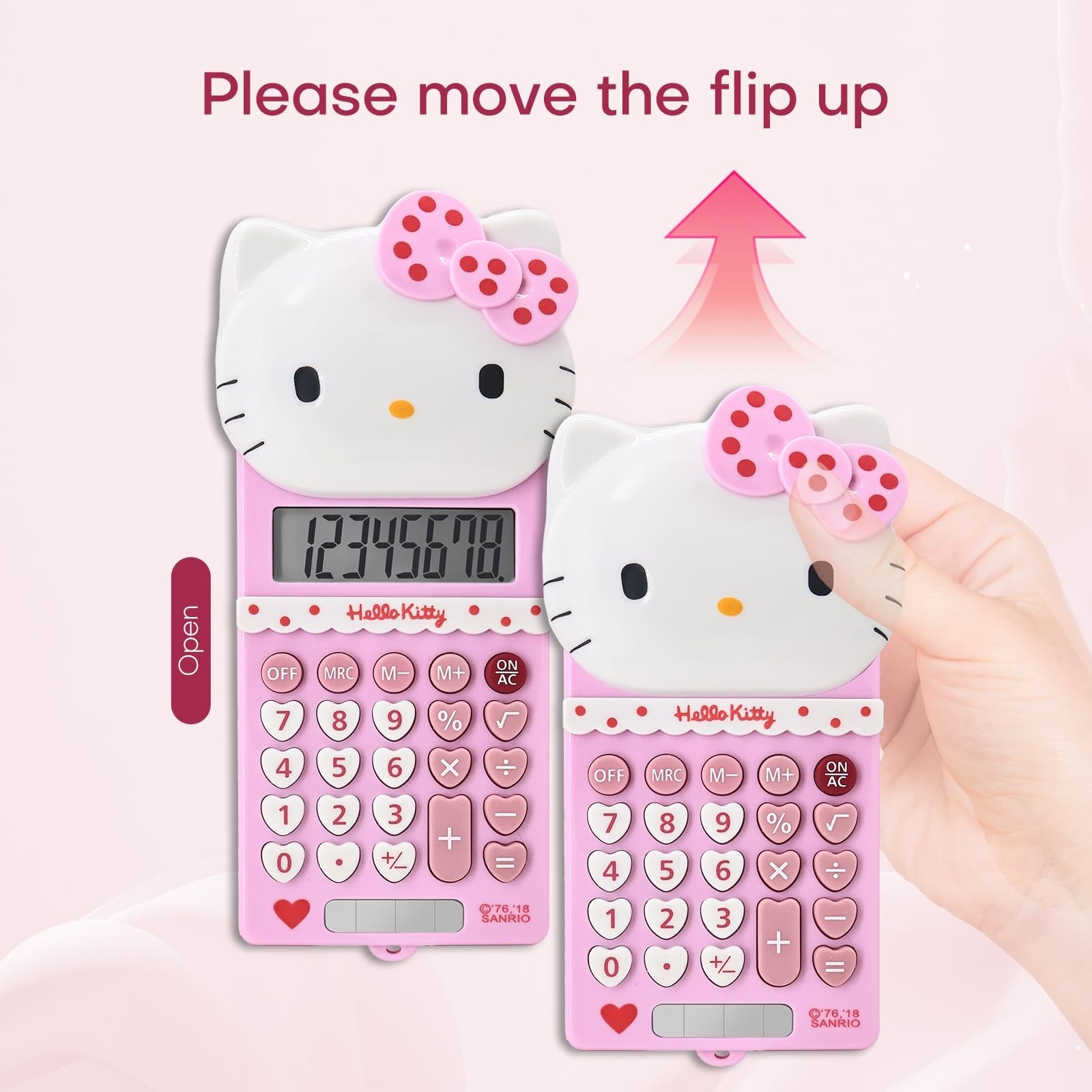 Cute Calculators, 8 Digit with LCD Display for Teachers Student Basic Office …