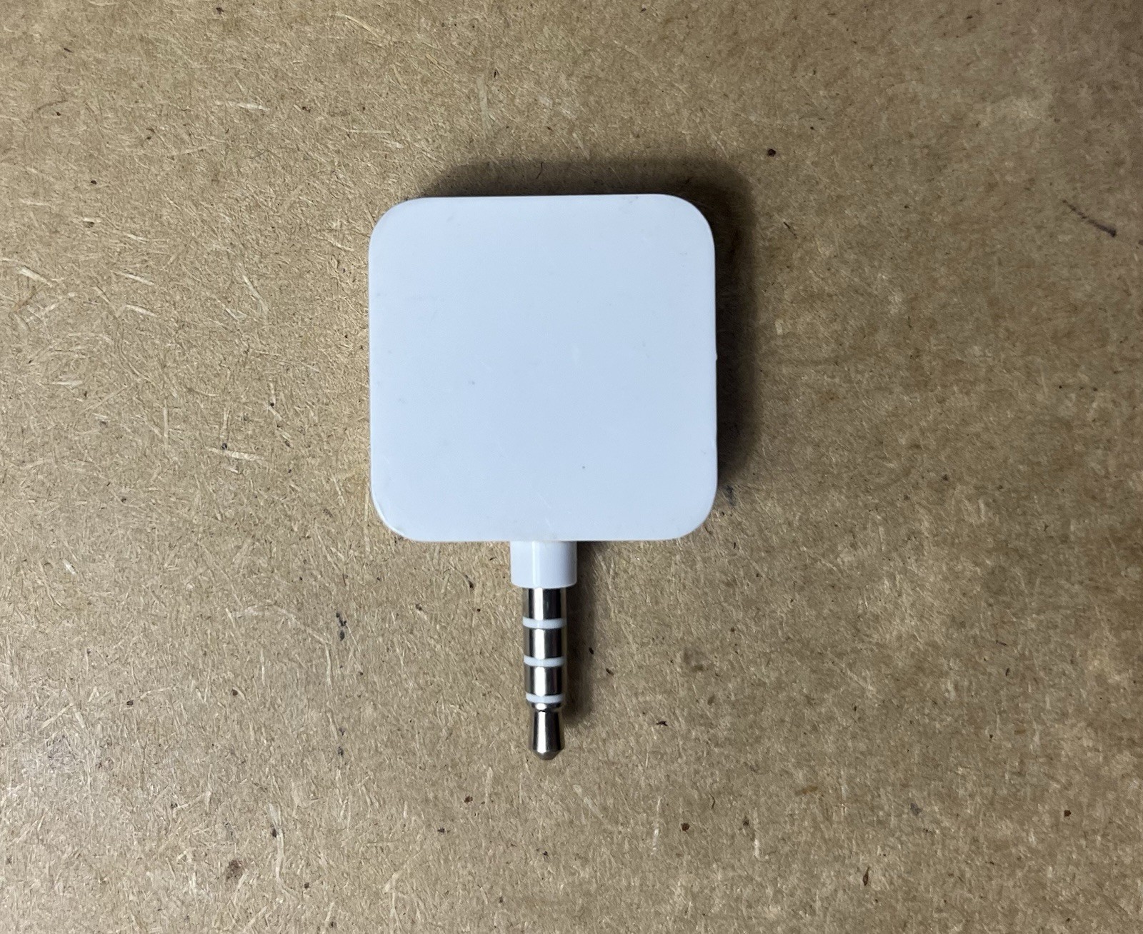 Square Credit Card Reader For iPhone/Android 3.5mm Headphone Jack Connector Used