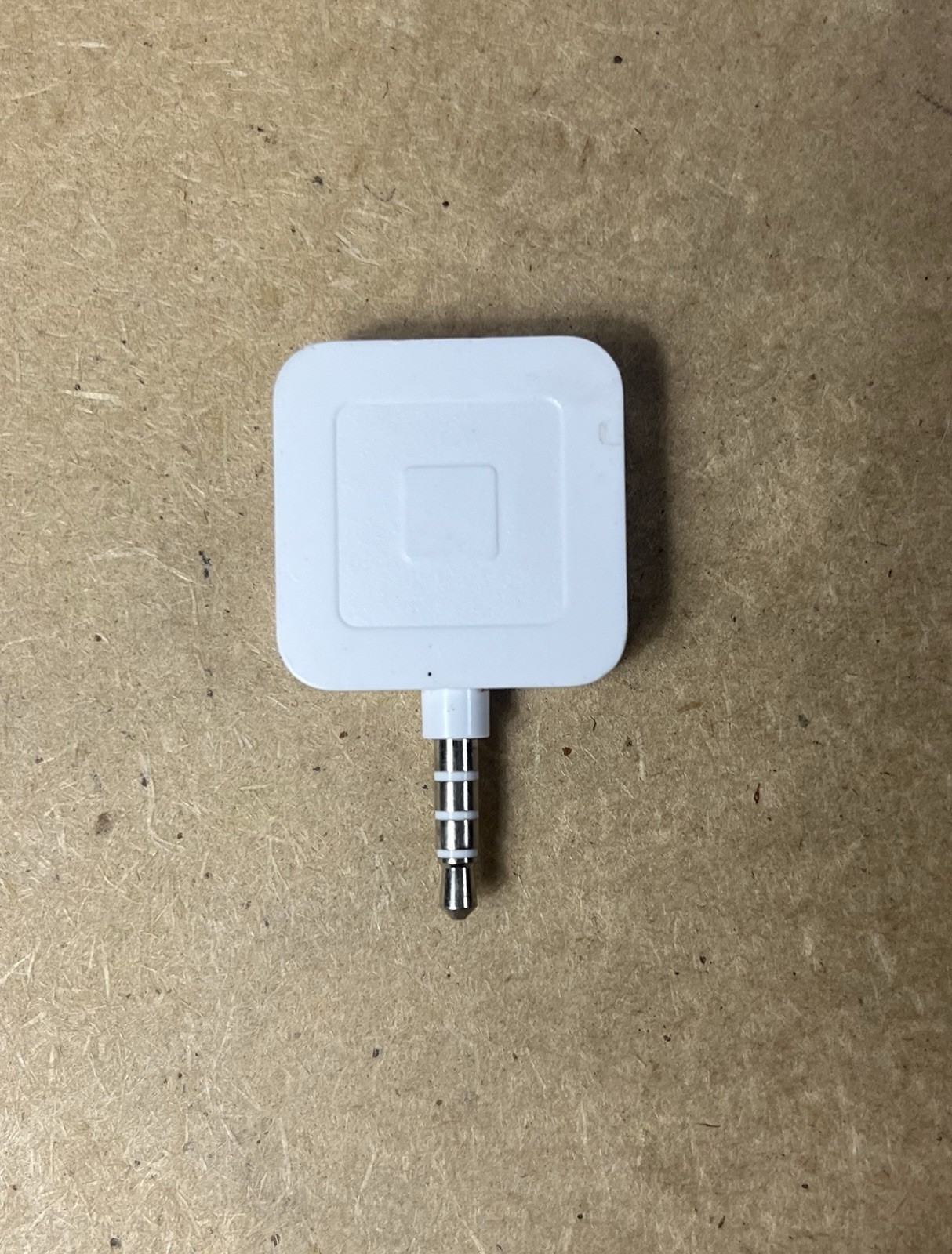 Square Credit Card Reader For iPhone/Android 3.5mm Headphone Jack Connector Used