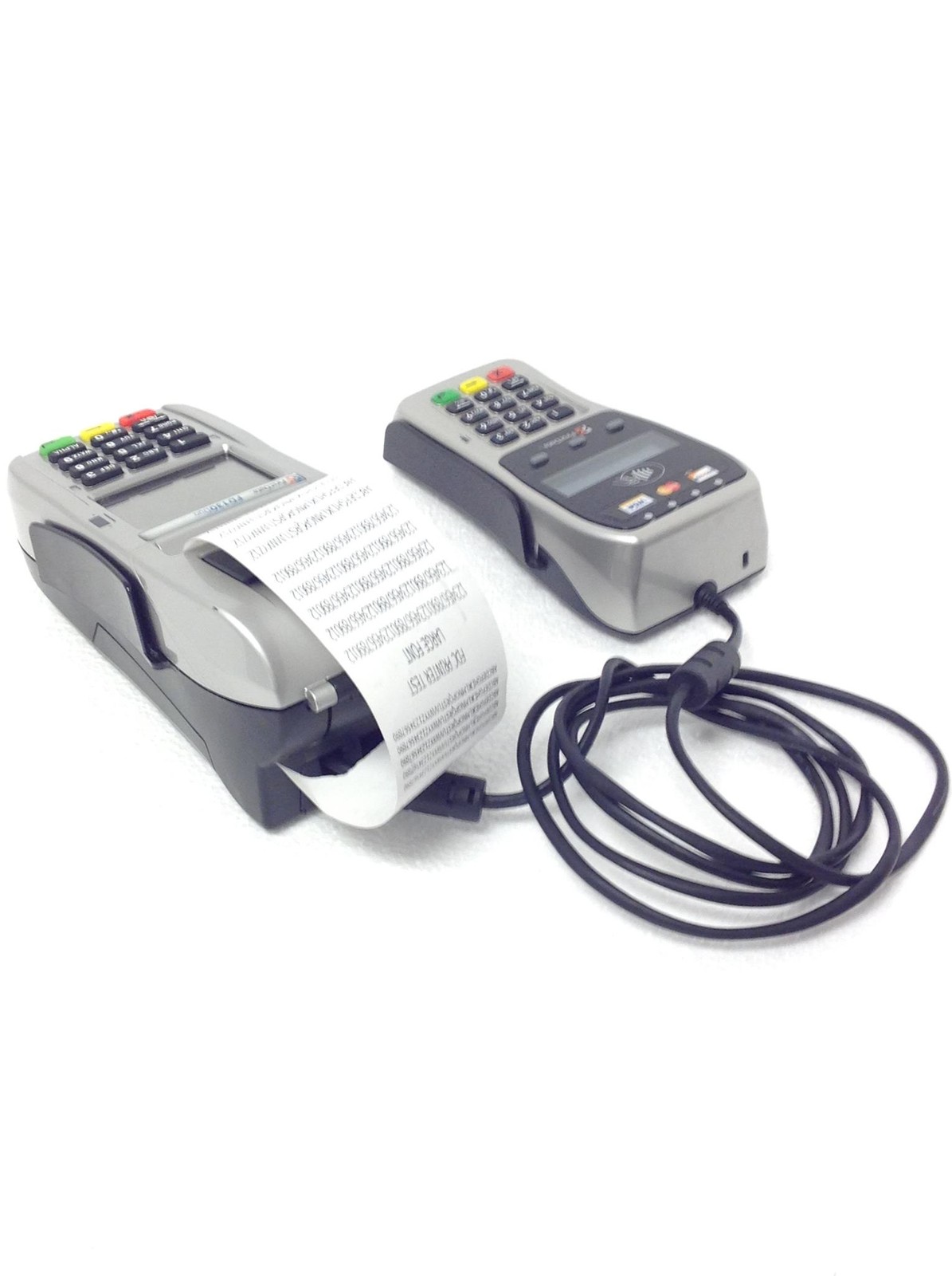 2x FIRST DATA FD130DUO Credit Card Machine w/ PinPad FD35 & Label Paper FREESHIP