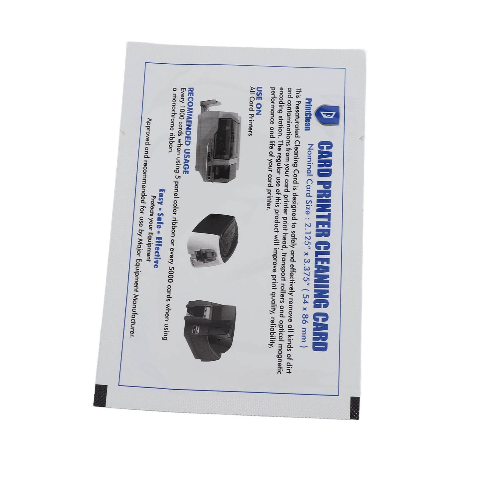 50pcs Credit Card Reader Cleaner POS Terminal Cleaning Cards For ATM M CAD