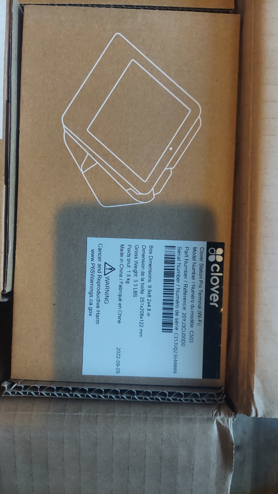 Clover POS System S503 C503 P500 POS Terminal Display Printer Register