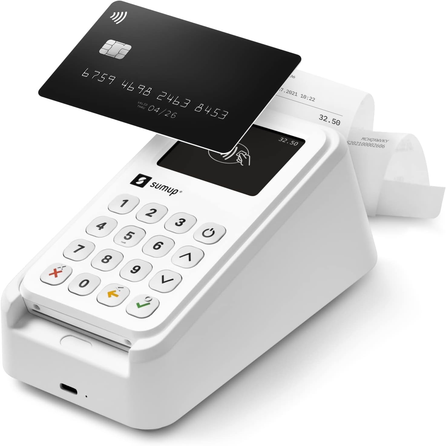 SUMUP – POS terminal 3G+ STAMPANTE-Bianco