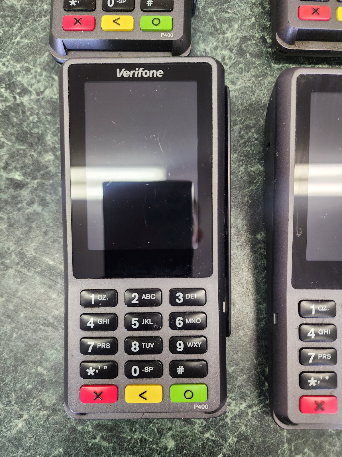 LOT OF 4 POS System Verifone P400 Plus Credit Card Reader