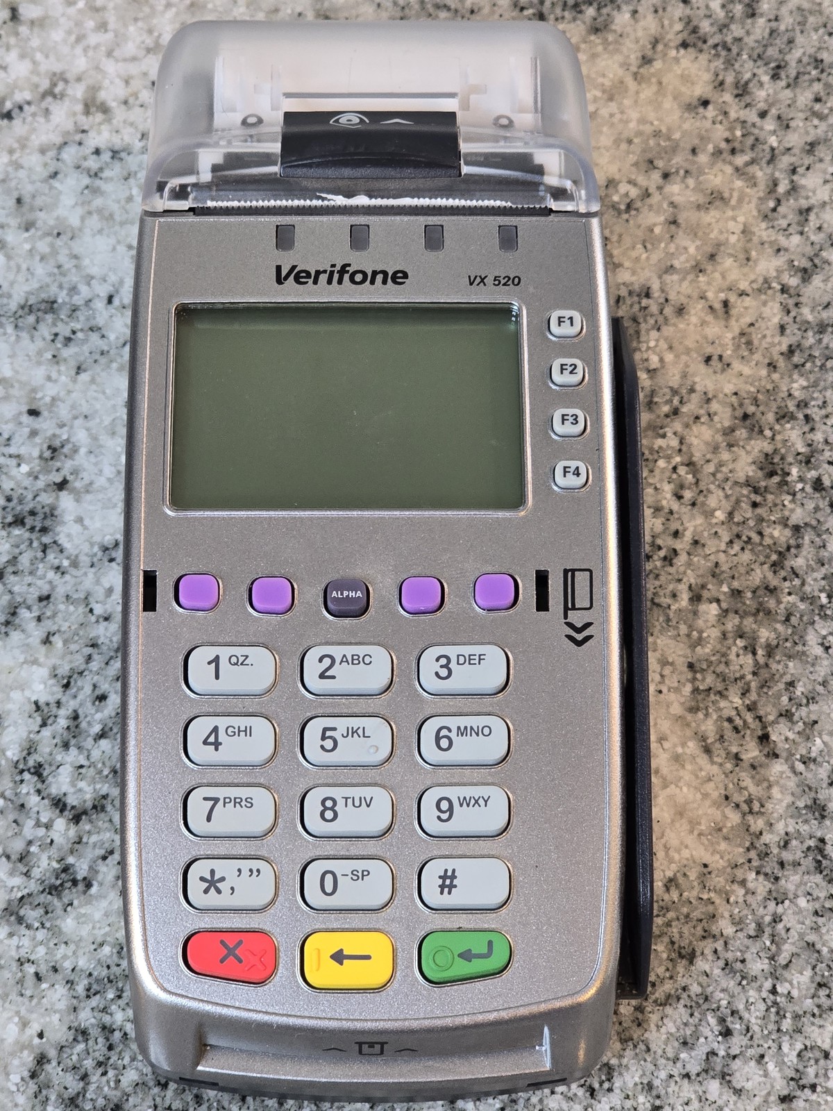 Verifone VX520 CTLS Credit Card Terminal POS VX520 DIAL/ETH/CTLS NO BACK