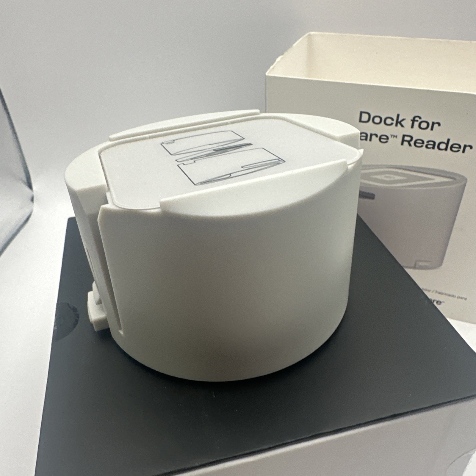 BOSSTAB White Pedestal Case 2nd Gen Dock for Square Reader BASE ONLY PARTS