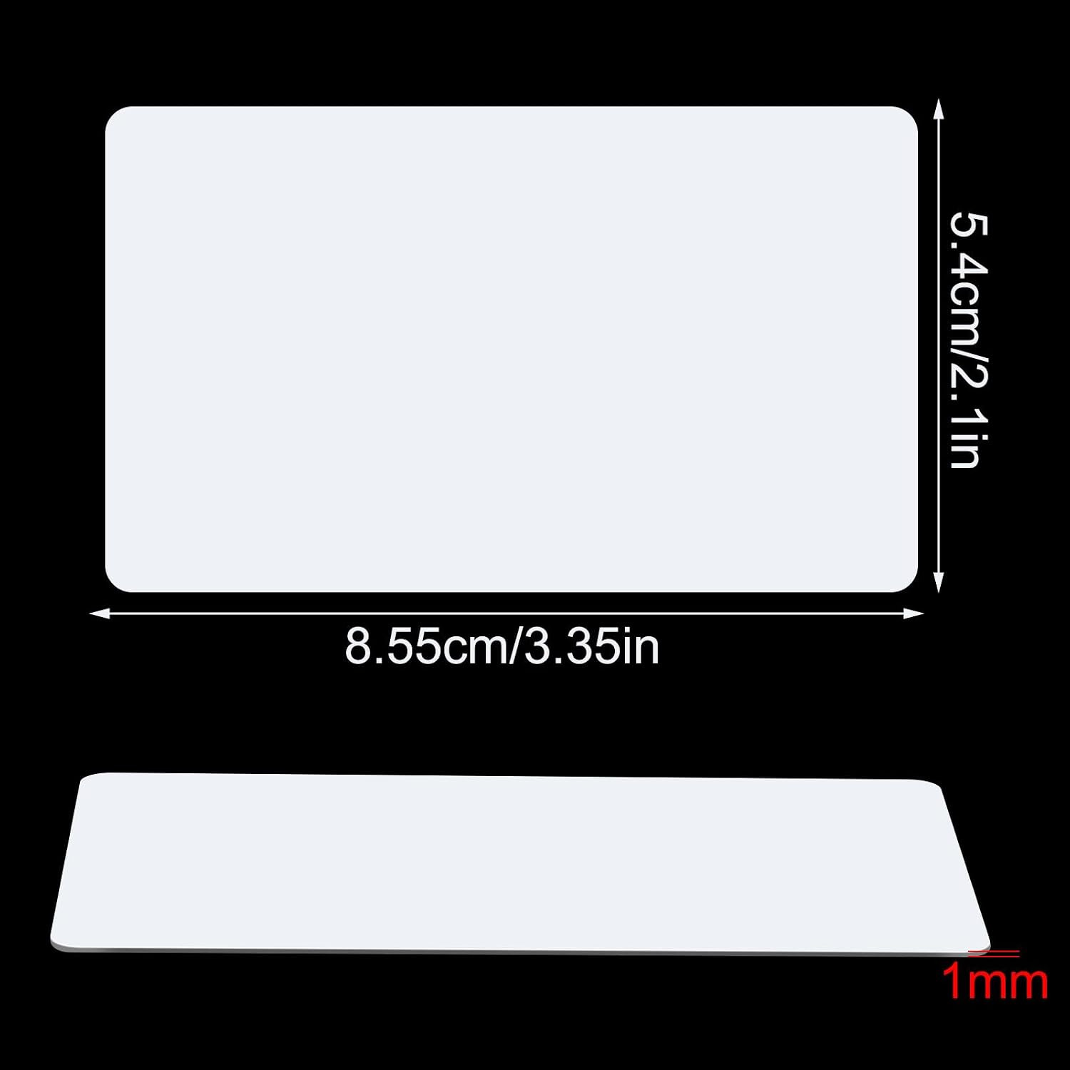 40 Pcs NFC Cards NFC Tags NFC 215 Card White Blank NFC Business Card Rewritable