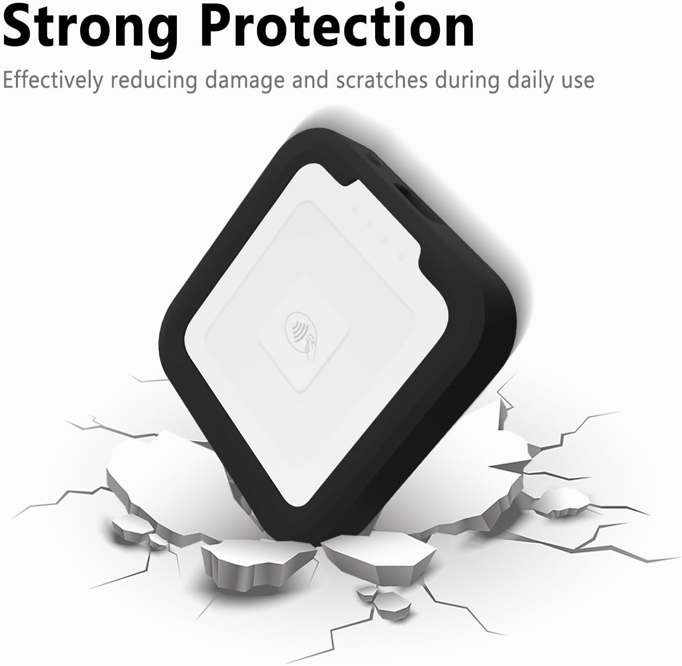 Protective Soft Silicone Case for Square Reader with Strap – All-Round Safety