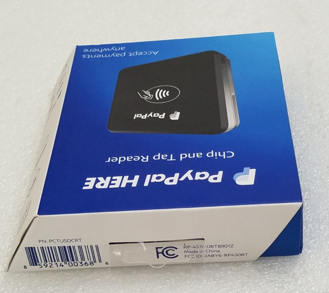PayPal PCTUSDCRT CHIP AND TAP READER | NEW