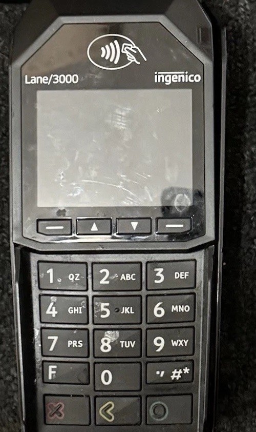 Ingenico Lane/3000 Wired Credit Card Terminal TRD30110877B