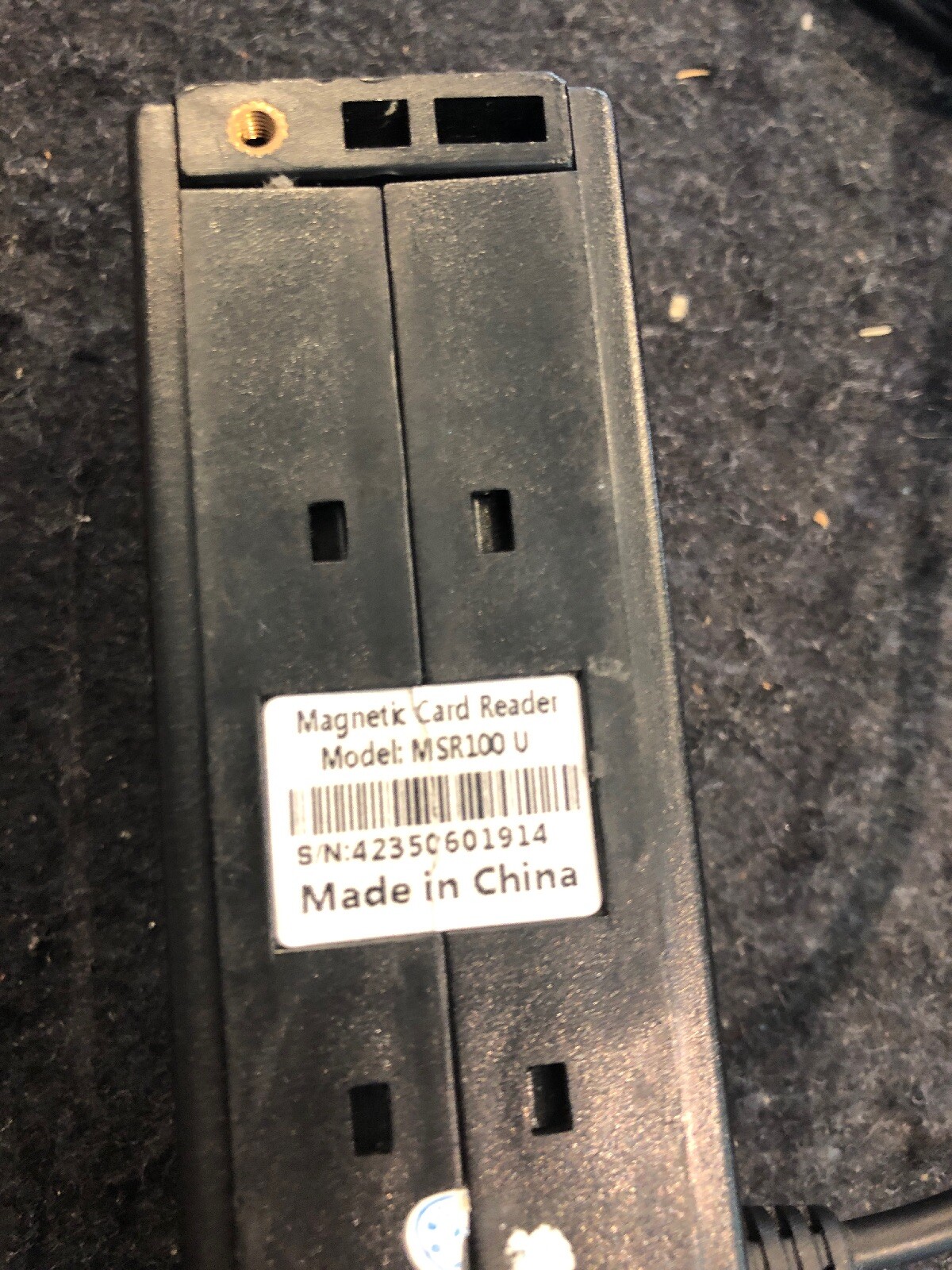 Used USB Magnetic Card Reader Model MSR100 U Credit Card Machine POS